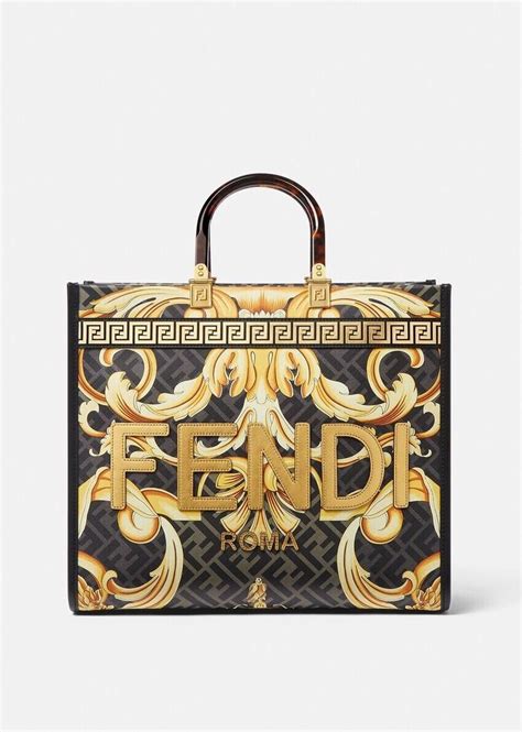 fendi logo bag ebay|Fendi signature tote bag.